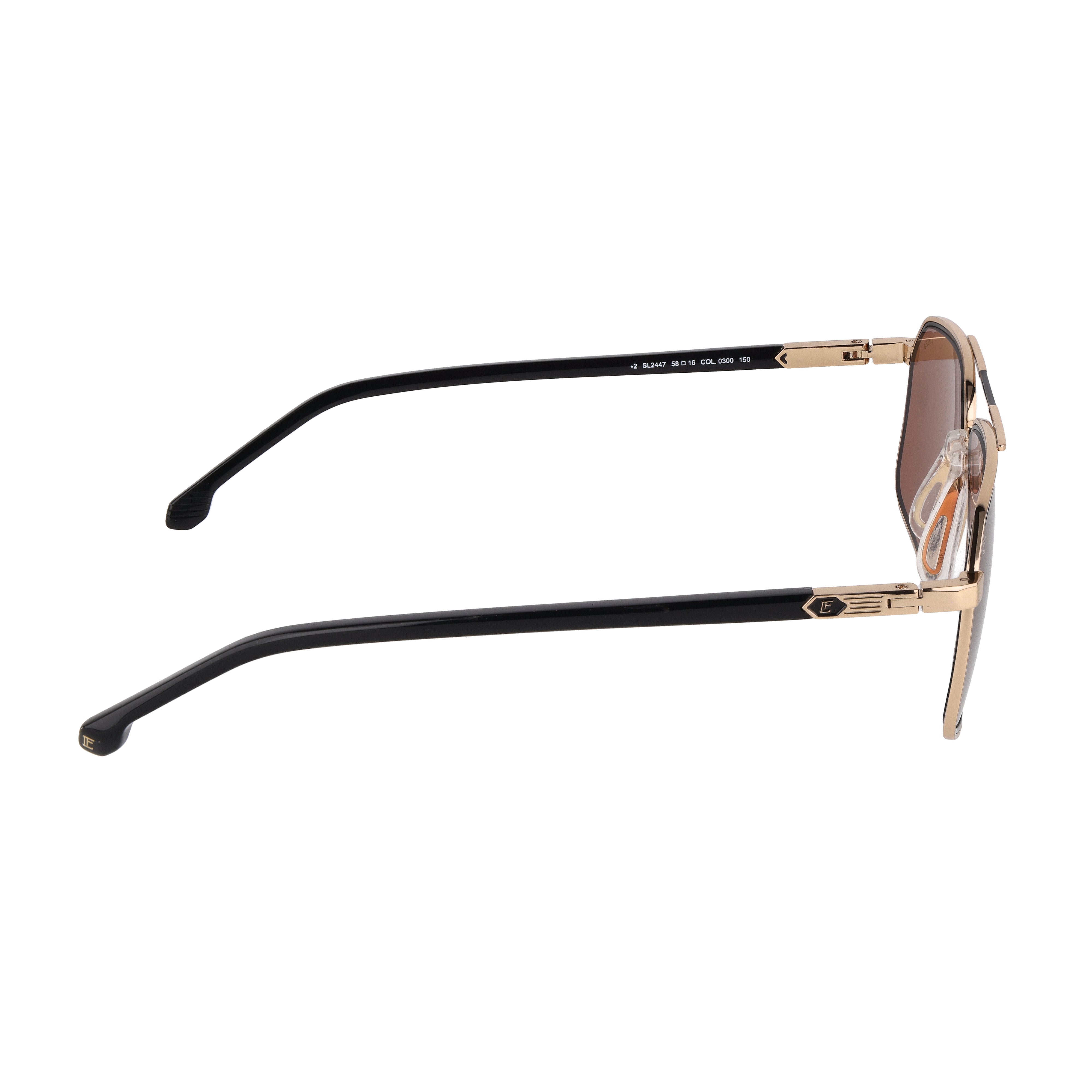Geometric metal sunglasses : Luís Figo