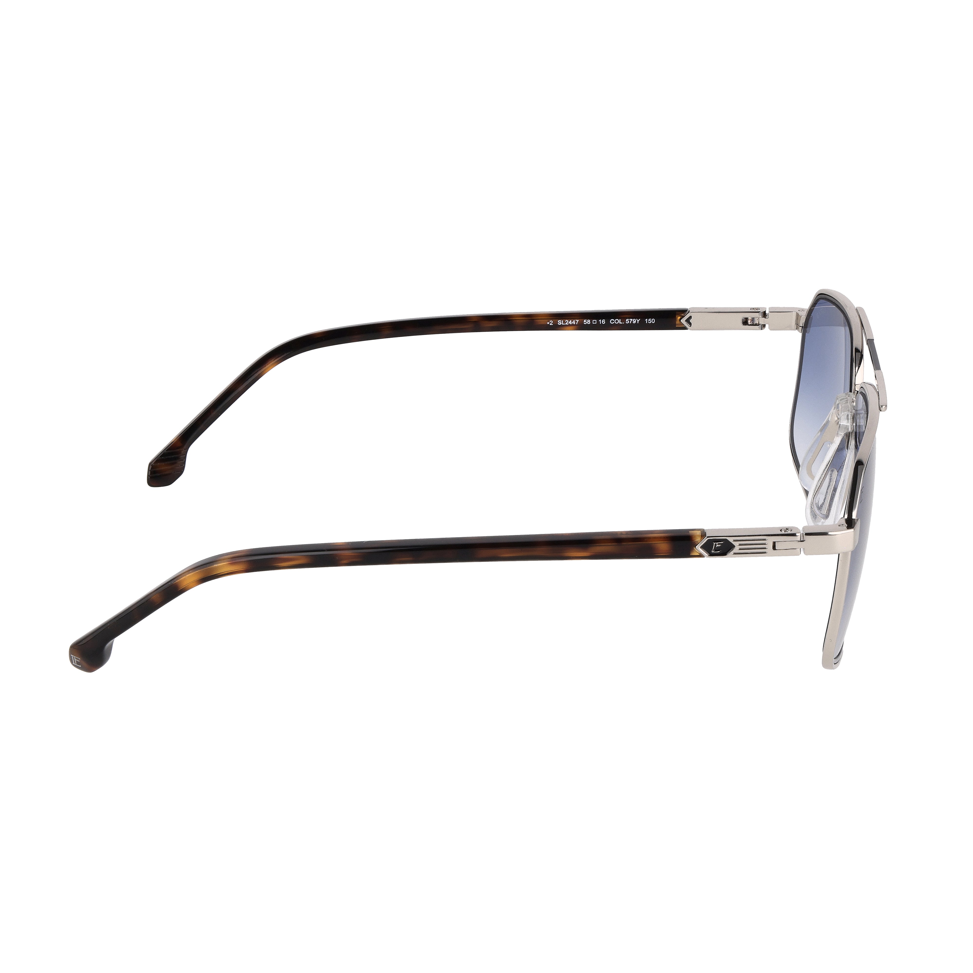 Geometric metal sunglasses : Luís Figo