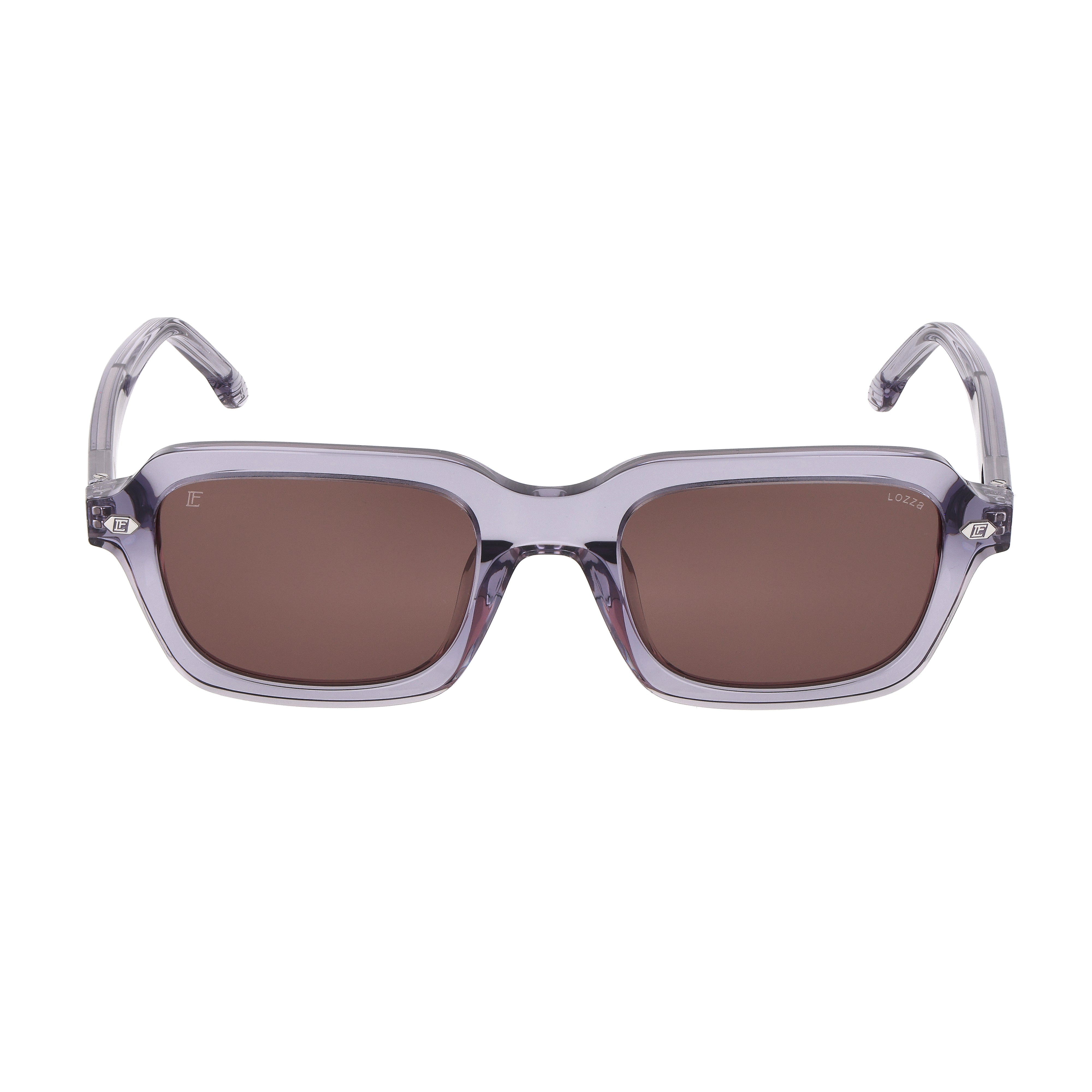 Rectangular acetate glasses sunglasses : Luís Figo