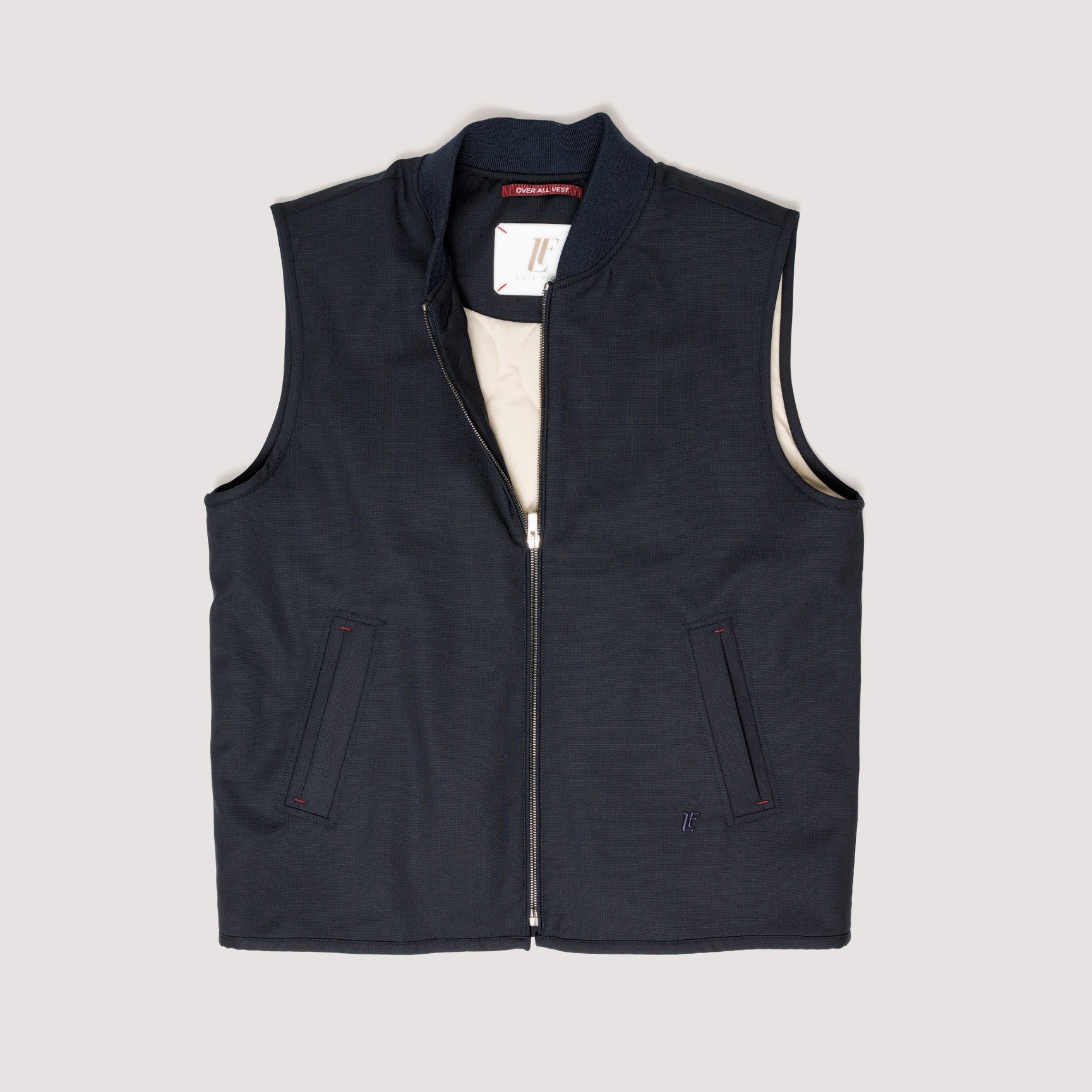 OVER ALL VEST MIDNIGHT IN STRECH WOOL - MGI011T UW01 789 : LF Luìs Figo