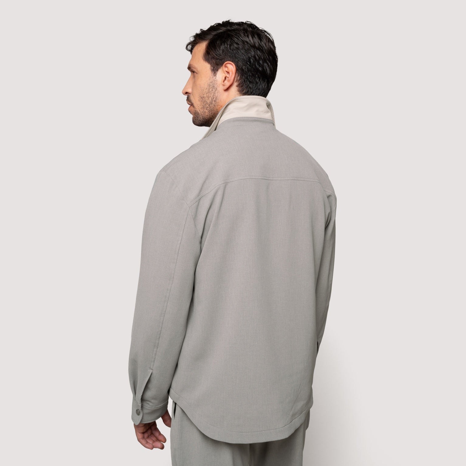COMMUTER SHIRT MIDNIGHT IN JAPANESE STRETCH FABRIC - MOS011B UP03 789 : LF Luìs Figo