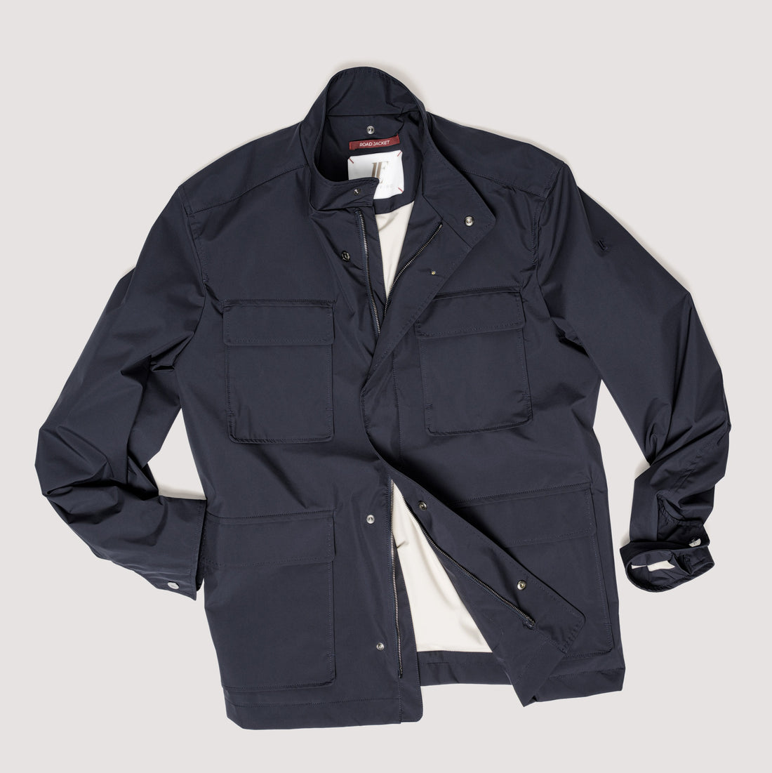 ROAD JACKET MIDNIGHT IN LIGHTWEIGHT MULTILAYER FABRIC - MOU011B UP01 789 : LF Luìs Figo