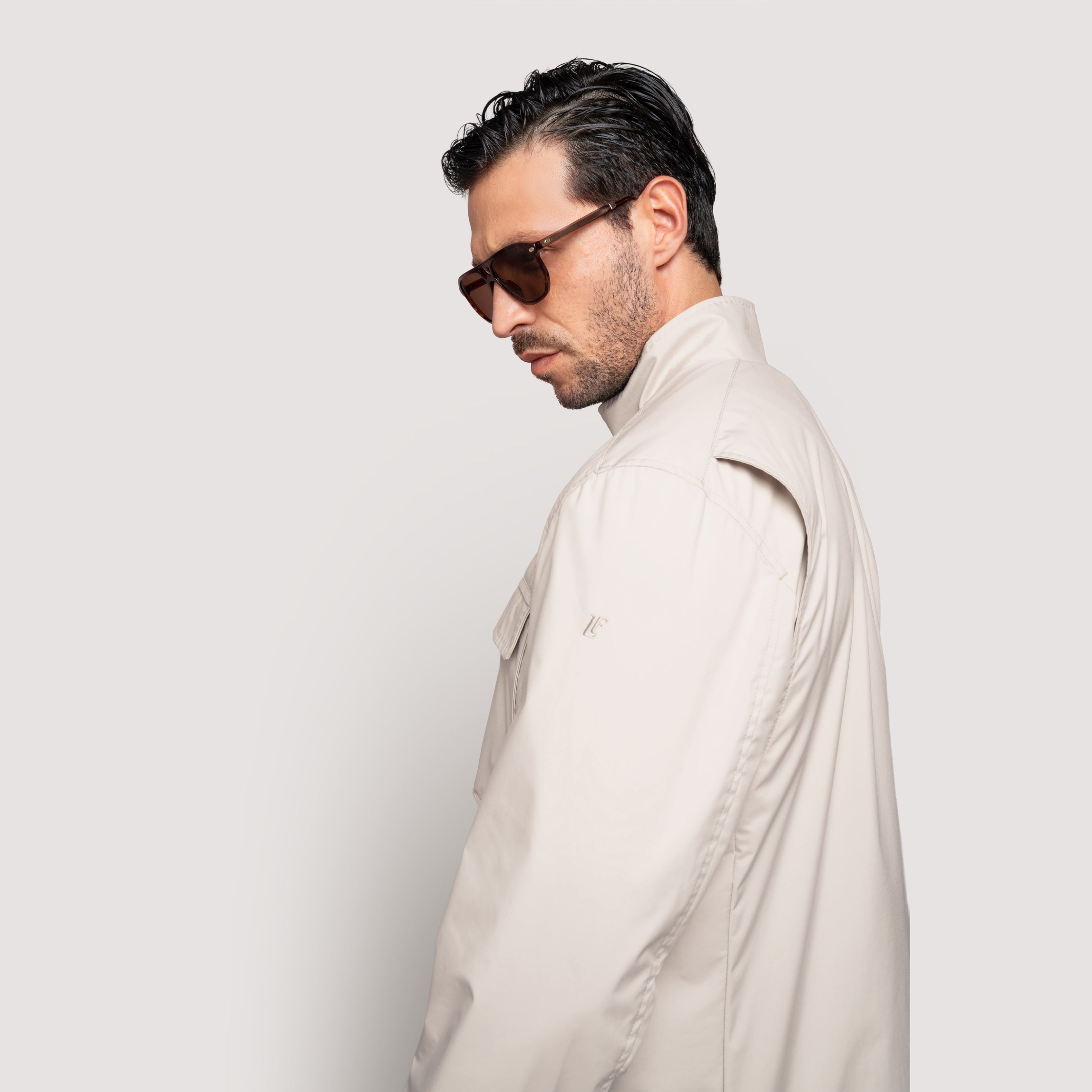 ROAD JACKET MIDNIGHT IN LIGHTWEIGHT MULTILAYER FABRIC - MOU011B UP01 789 : LF Luìs Figo