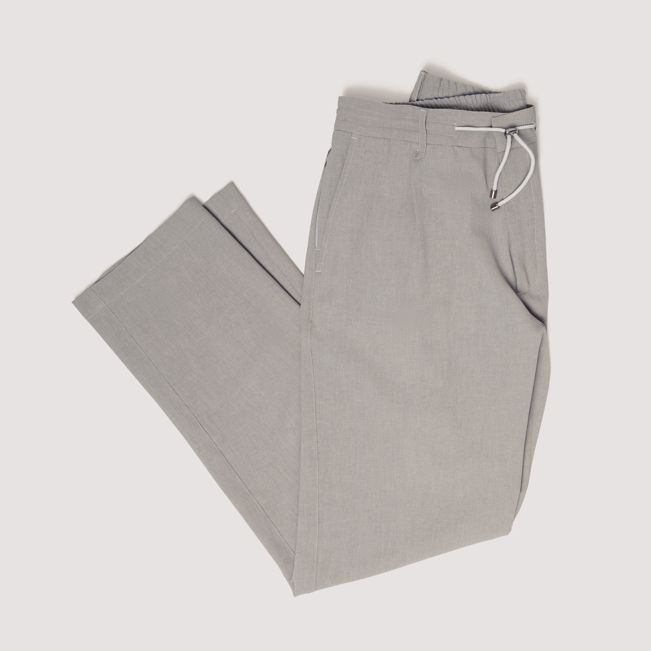ONE PLEAT JOGGERS SAGE IN JAPANESE STRETCH FABRIC - MPA021B UP03 620 : LF Luìs Figo