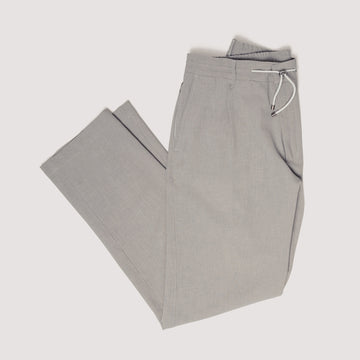 ONE PLEAT JOGGERS SAGE IN JAPANESE STRETCH FABRIC - MPA021B UP03 620 : LF Luìs Figo