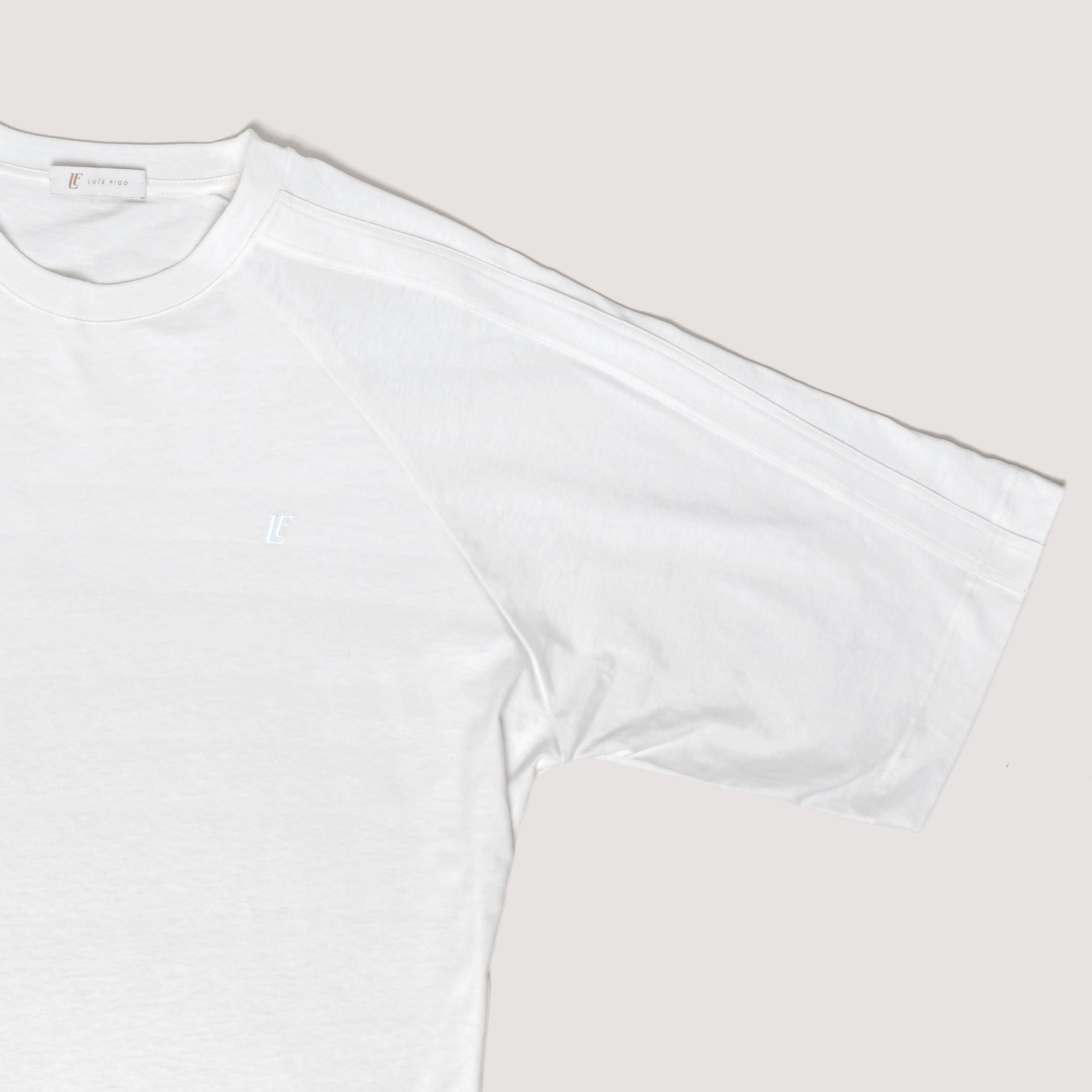 T-SHIRT - TUXEDO T-SHIRT Col. OFFWHITE MTS021B UC01 105 : LF Luìs Figo