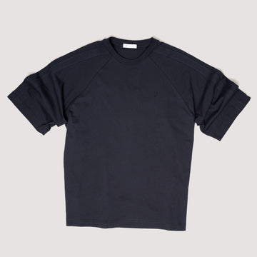 BOXY T-SHIRT MIDNIGHT IN COTTON JERSEY - MTS021B UC01 789 : LF Luìs Figo