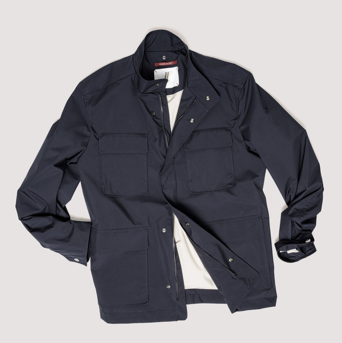 ROAD JACKET MIDNIGHT IN LIGHTWEIGHT MULTILAYER FABRIC - MOU011B UP01 789 : LF Luìs Figo