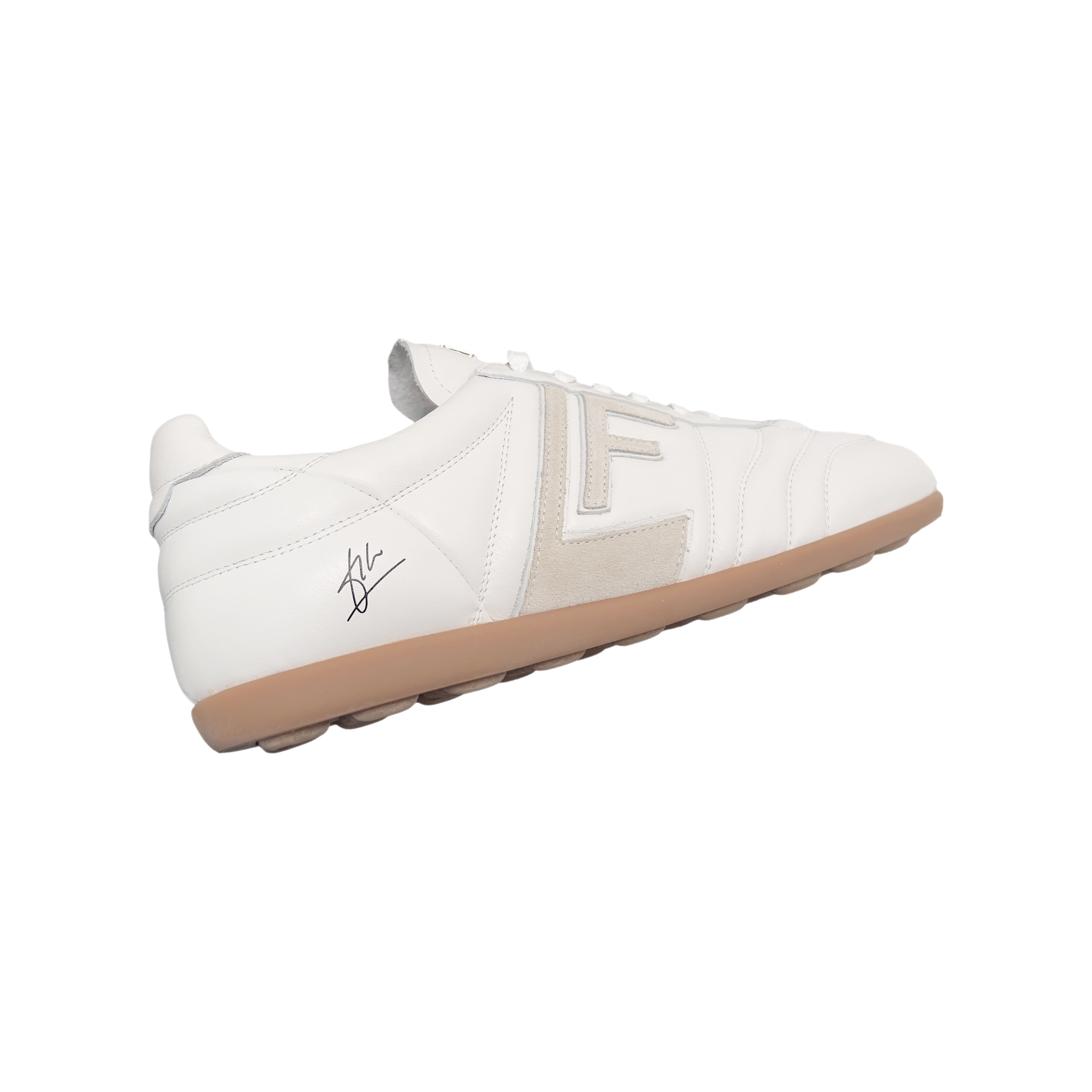 LF Luis Figo White Leather Men’s Sneakers : LF Luís Figo