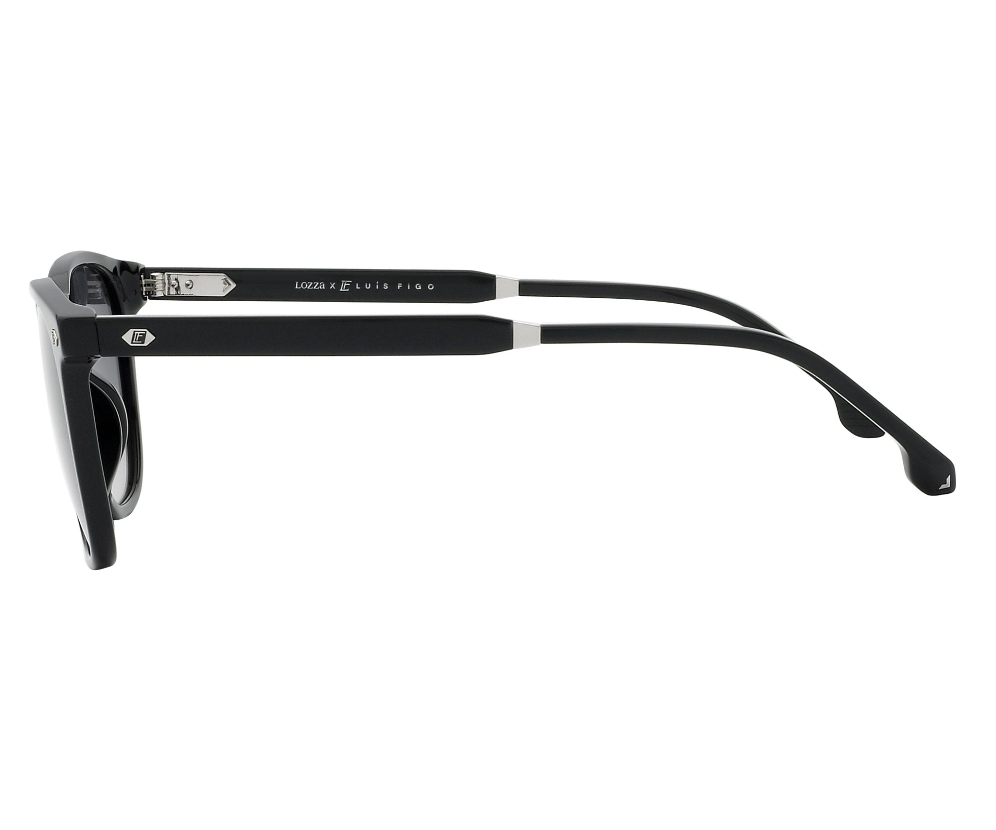 Square sunglasses in acetate : Luís Figo