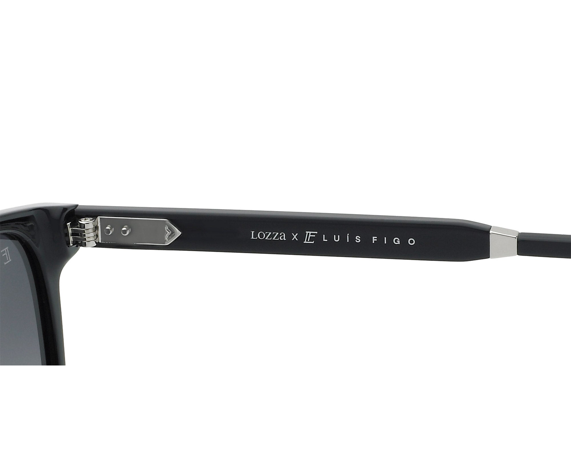 Square sunglasses in acetate : Luís Figo