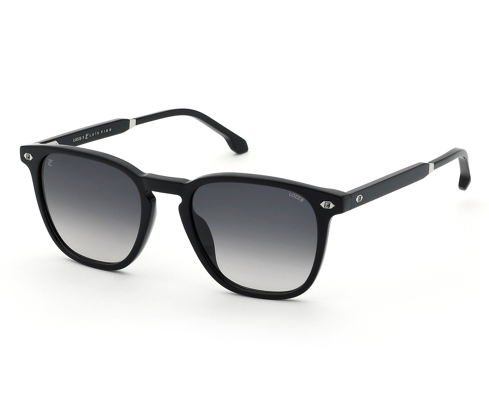 Square sunglasses in acetate : Luís Figo
