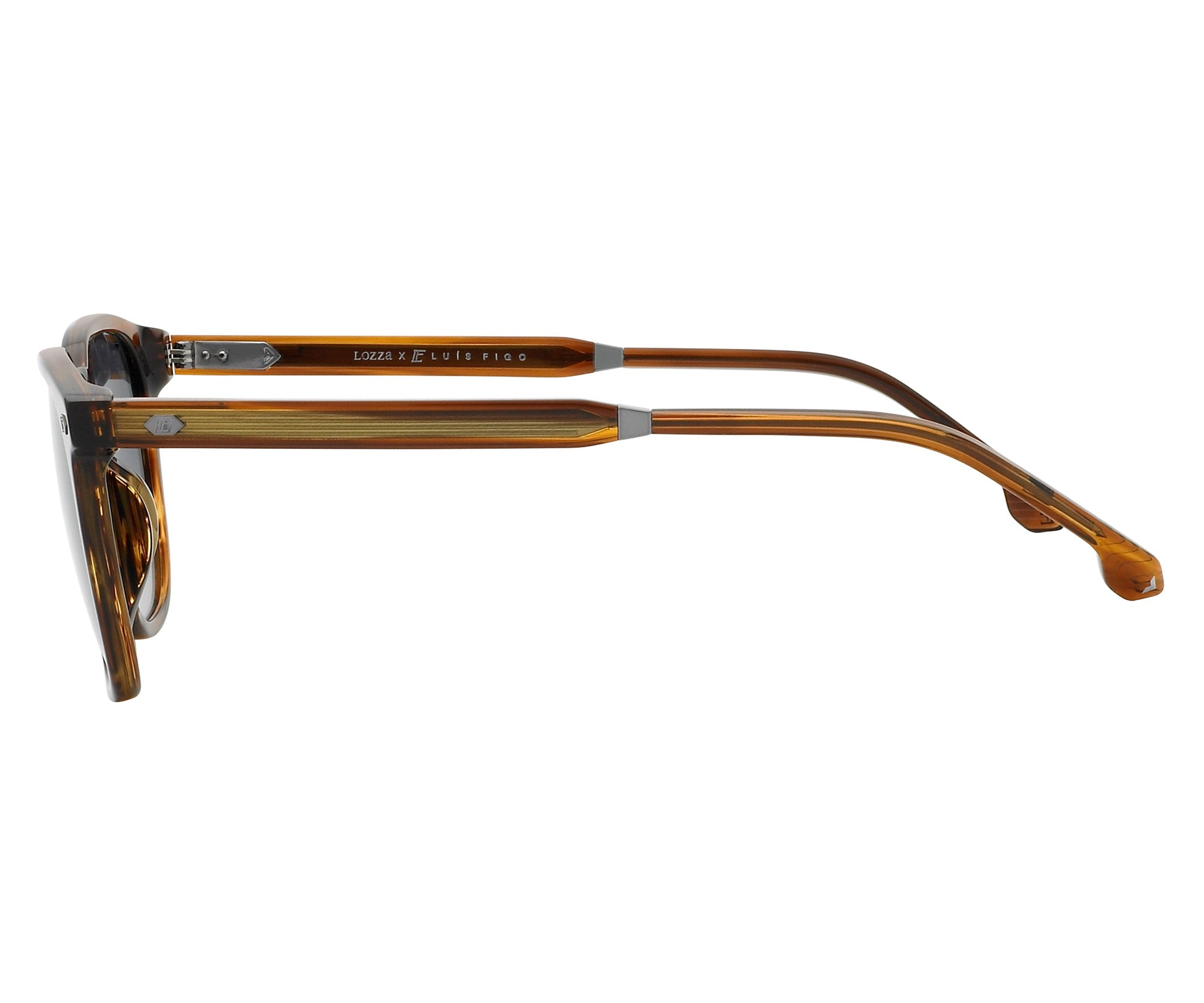 Square sunglasses in acetate : Luís Figo
