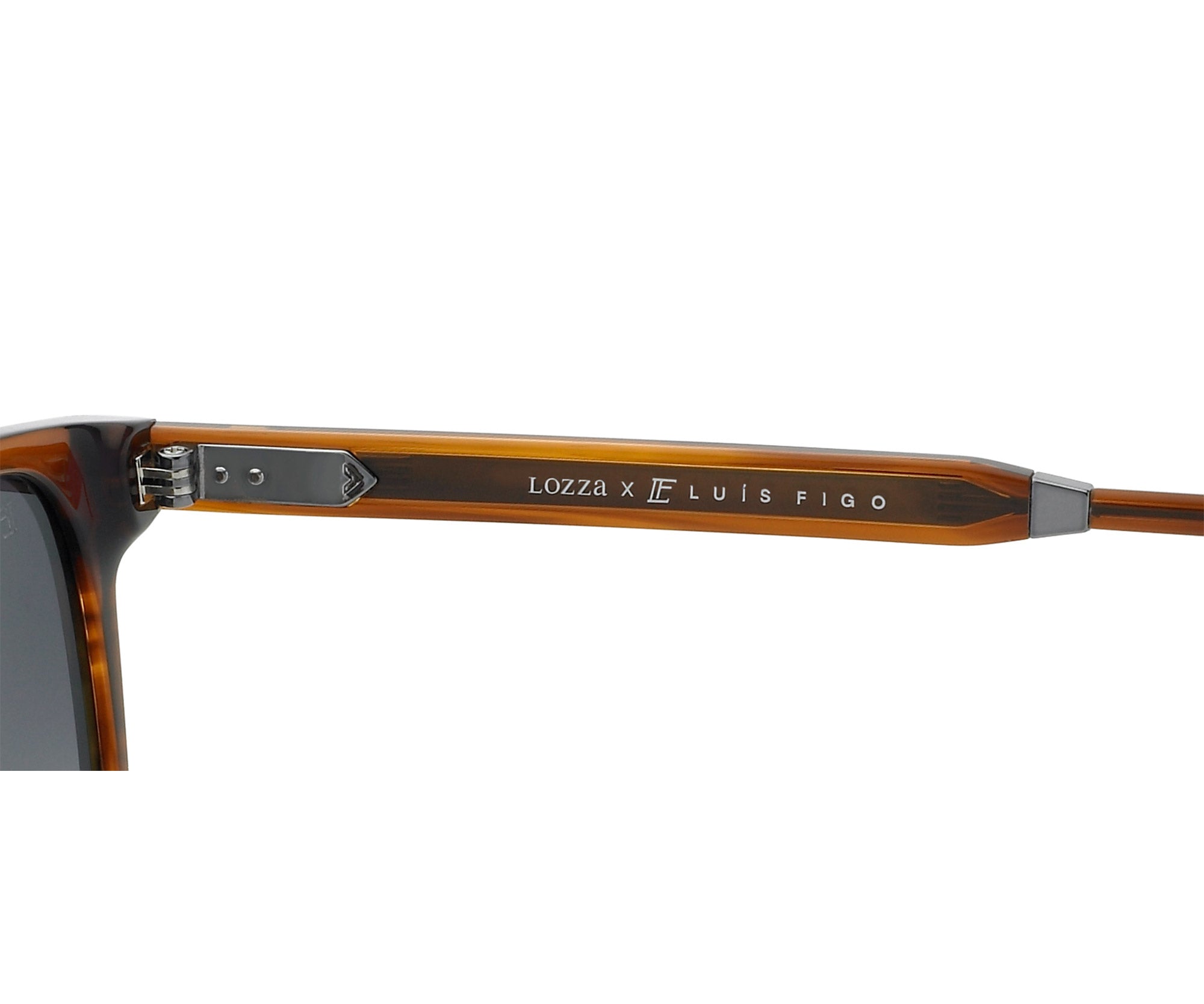 Square sunglasses in acetate : Luís Figo