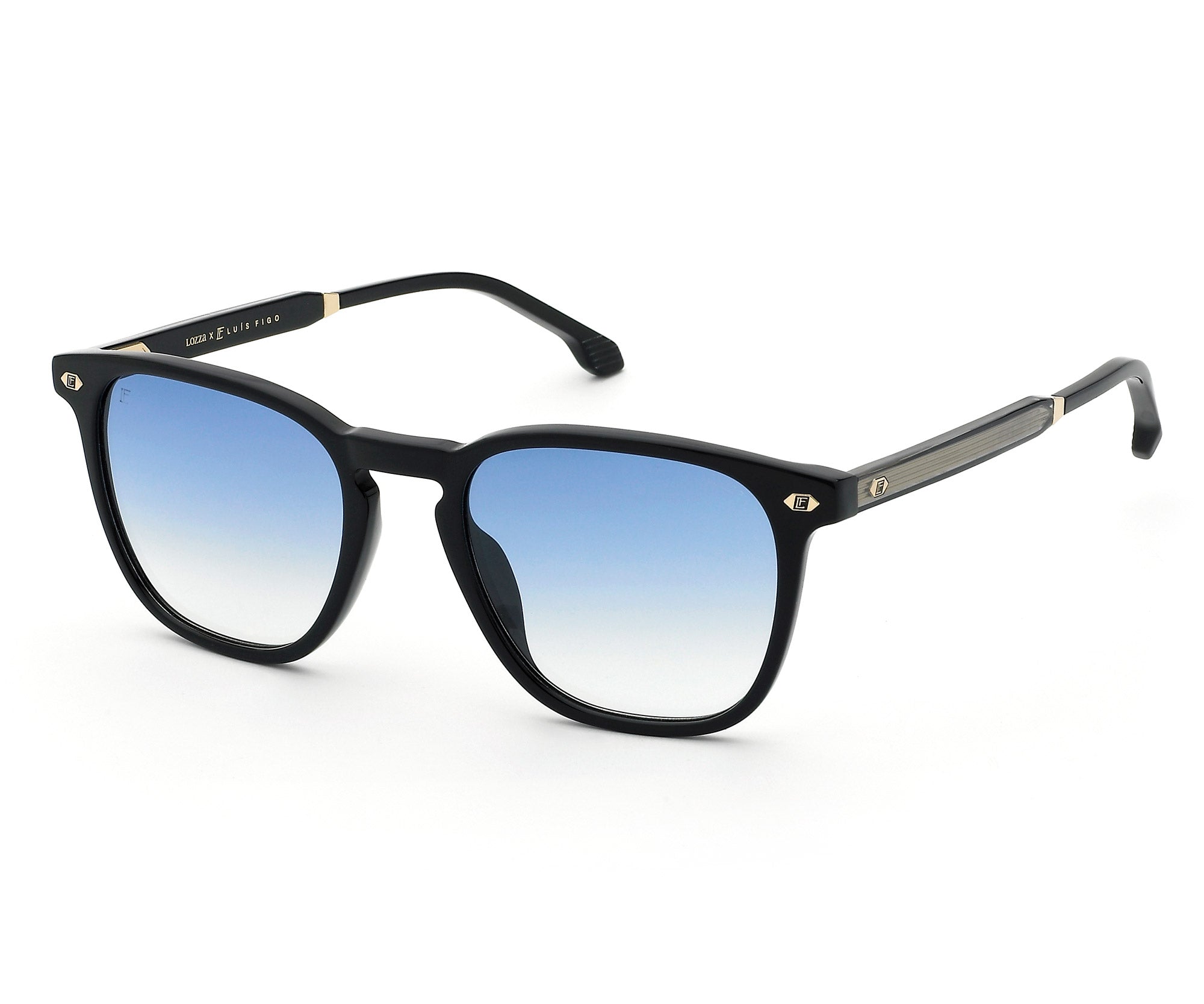 Square sunglasses in acetate : Luís Figo