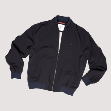 AIR BOMBER MIDNIGHT IN JAPANESE STRETCH FABRIC - MBS011B UP03 789 : LF Luìs Figo