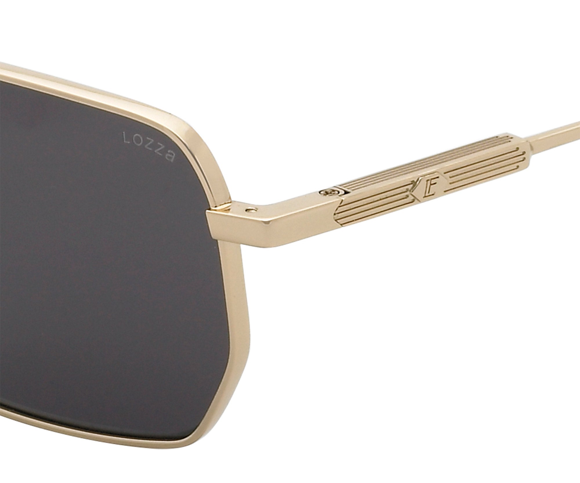 Square metal frame sunglasses : Luís Figo