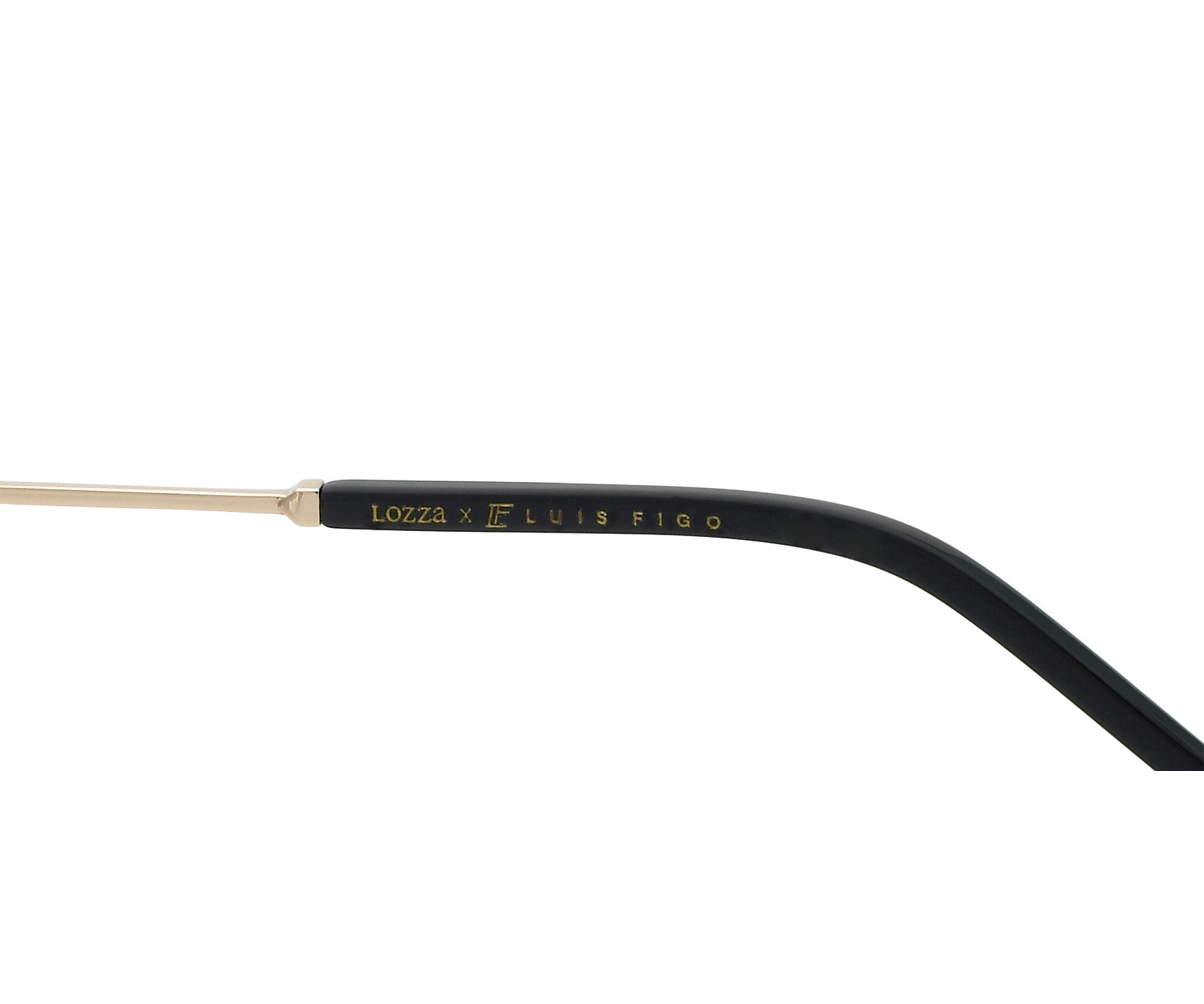Square metal frame sunglasses : Luís Figo