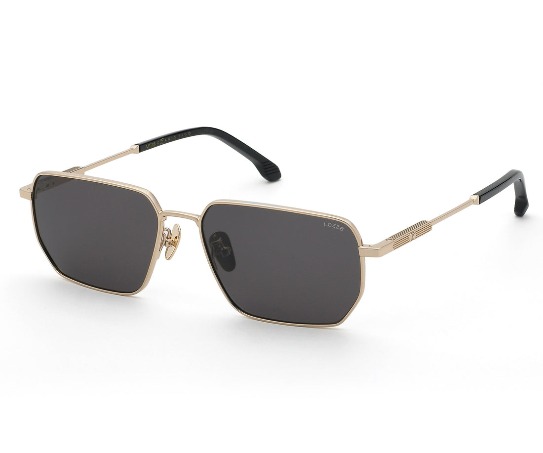 Square metal frame sunglasses : Luís Figo