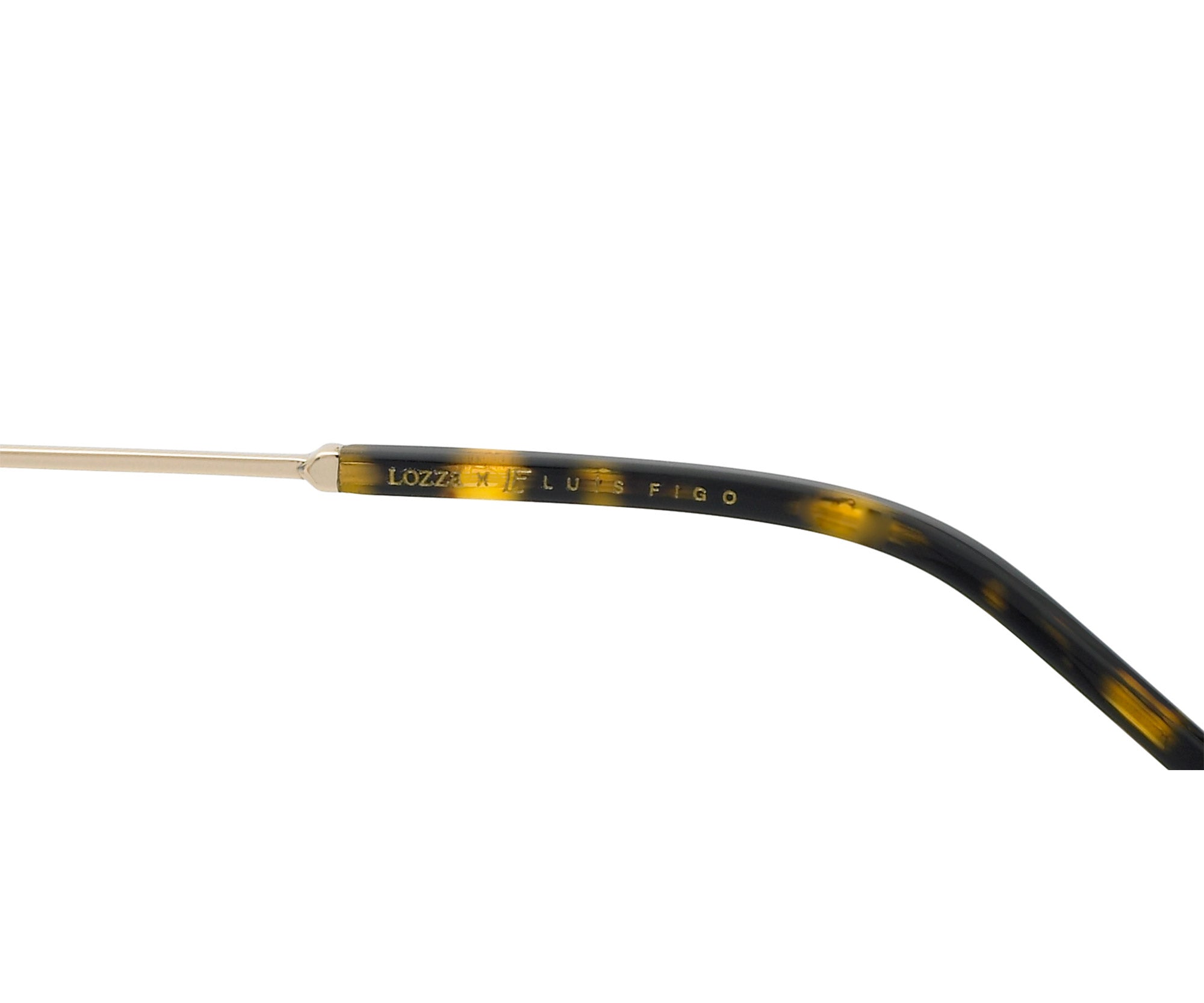 Square metal frame sunglasses : Luís Figo