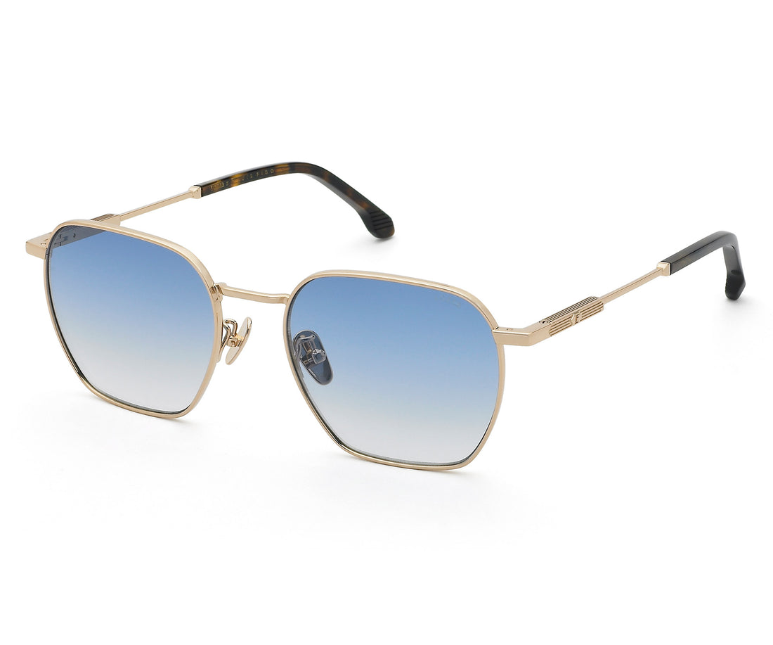 Square metal frame sunglasses : Luís Figo