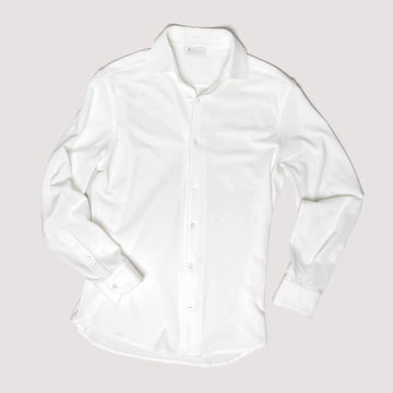 OFF WHITE REGULAR-FIT MICRO PIQUÉ SHIRT - MBL011B UC04 105 : LF Luìs Figo