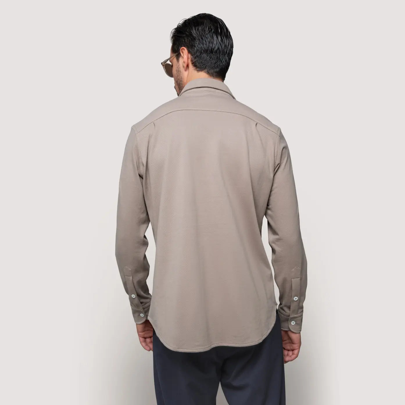 OFF WHITE REGULAR-FIT MICRO PIQUÉ SHIRT - MBL011B UC04 105 : LF Luìs Figo