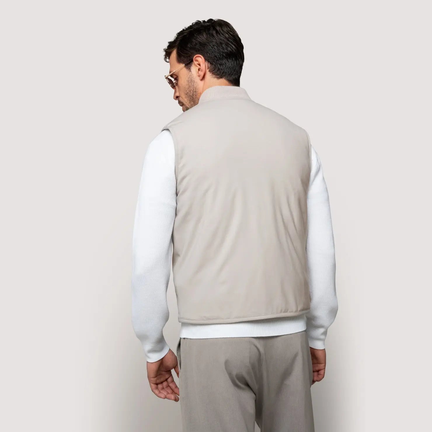 OVER ALL VEST MIDNIGHT IN STRECH WOOL - MGI011T UW01 789 : LF Luìs Figo