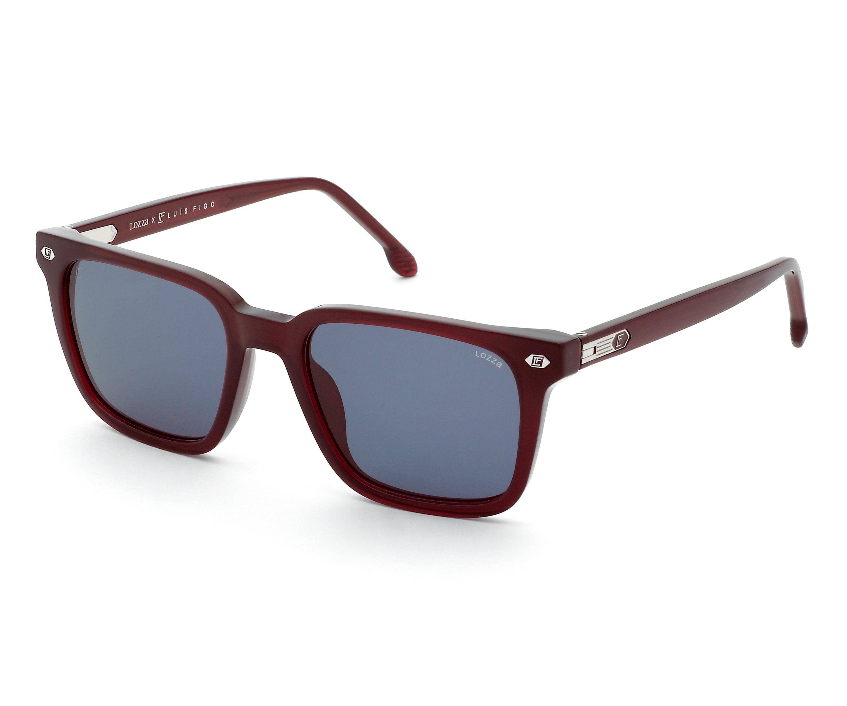 Square sunglasses in acetate : Luís Figo
