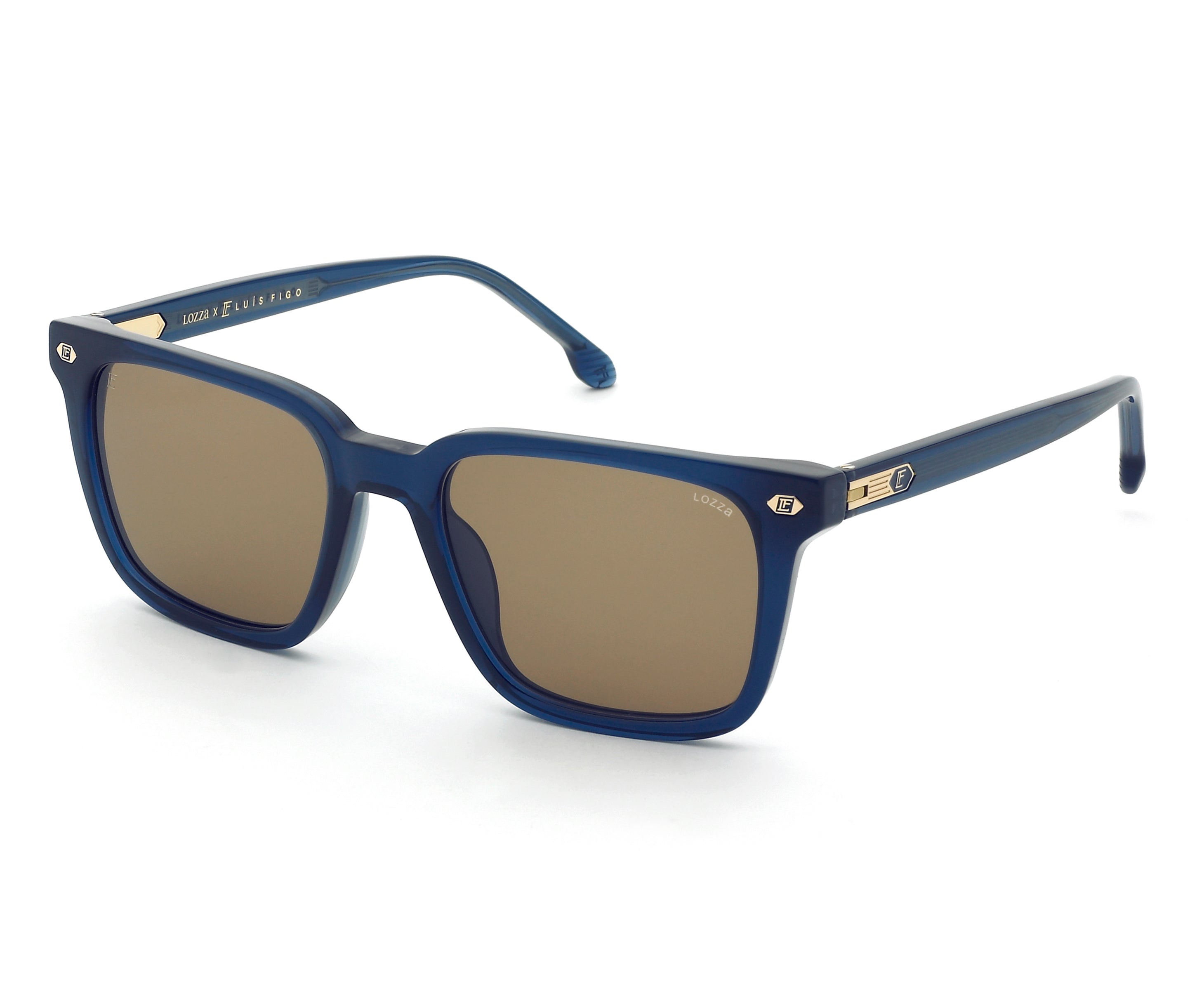 Square sunglasses in acetate : Luís Figo